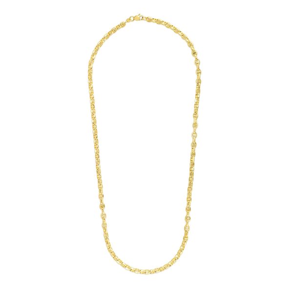 4.5mm 14k Yellow Gold Anchor Chain