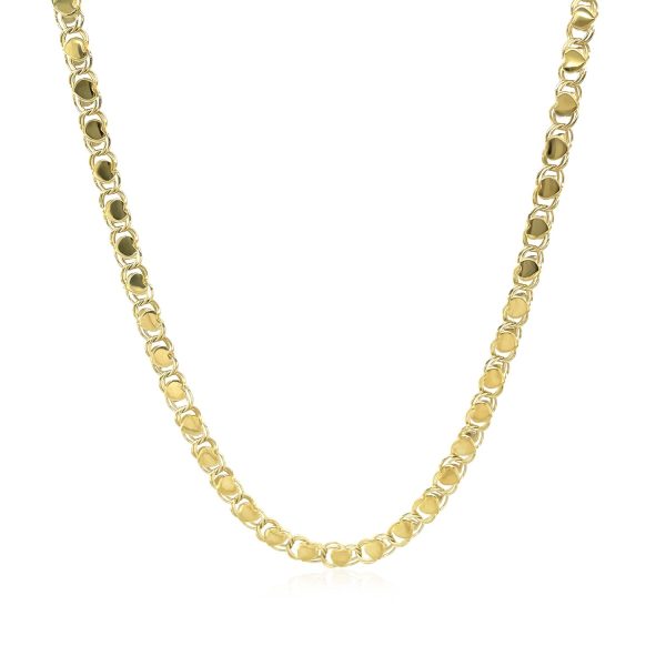 2.9mm 14k Yellow Gold Heart Chain