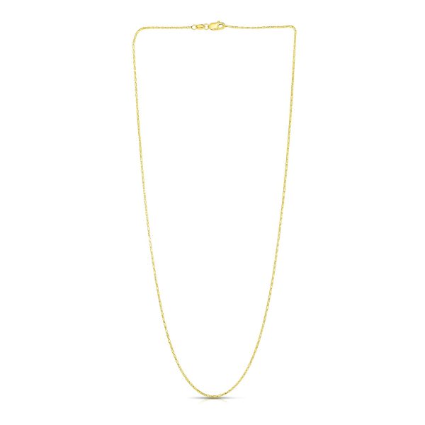 14k Yellow Gold Lumina Pendant Chain 0.9mm